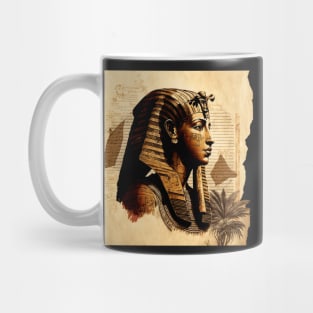 Egyptian Pharohs on Papyrus Mug